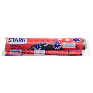 Stark Trash Bags Black Medium Ld 30 Pieces