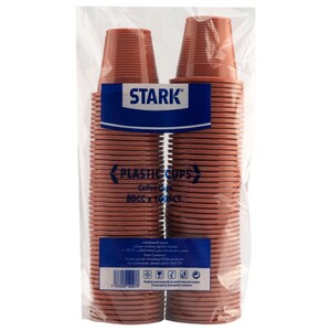 Stark Plastic Coffee Cups 80Cc 100 Pieces