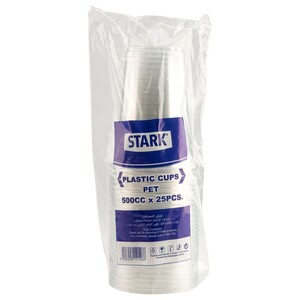 Stark Plastic Crystal Cups 500Cc 25 Pieces