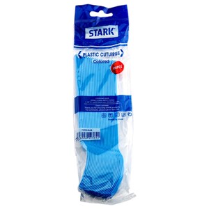 Stark Plastic Forks Blue 24 Pieces