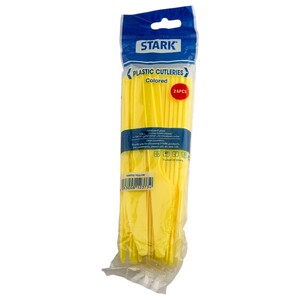 Stark Plastic Knives Yellow 24 Pieces