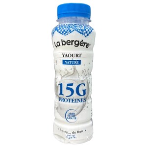 La Bergère Yogurt Drink Plain 15G Protein 250Ml
