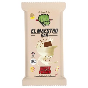 El Maestro Chocolate Tablet White Fusion 40G