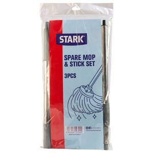 Stark Spare Mop & Stick Set 3 Pieces