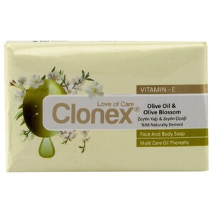 Clonex Soap Bar Olive Oil & Olive Blossom 90G
