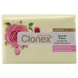 Clonex Soap Bar Rose Oil & Rose Blossom 90G