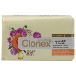 Clonex Soap Bar Almond Oil & Camelia 90G