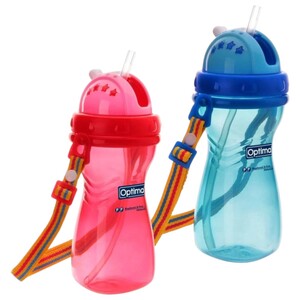 Optimal Wide Neck Straw Bottle 400Ml