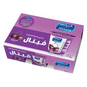 Almarai Vetal Lay Yoghurt Blk Cherry 6X140gm