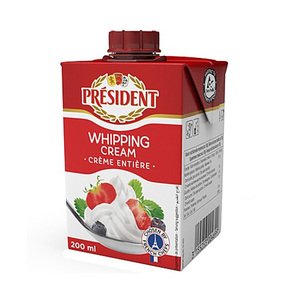 President Uht Whipping Cream 35.1% Fat 20Mml