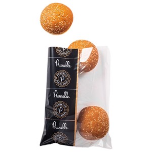 Prunelle Burger Bun Soft With Sesame 4 Pieces