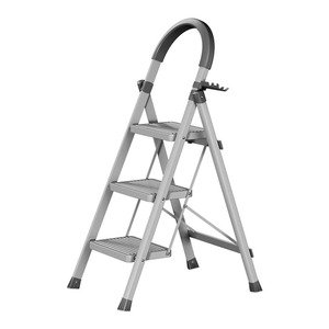 Household Handrail Steel Ladder 3 Step
