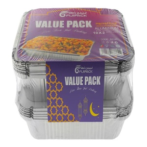 Fiji Pack Aluminum Container 83185 10Pc (2 Set)