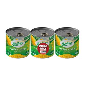 Bellvie Canned Sweet Corn 3*340G