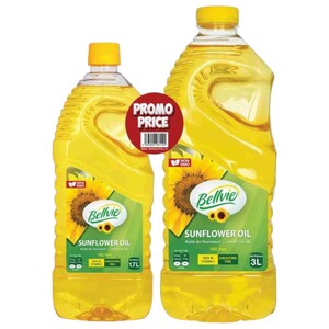 Bellvie Sunflower Oil 3L + 1.7L