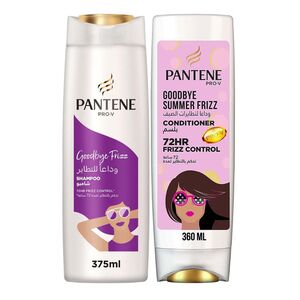 Pantene Pro-V Goodbye Summer Frizz Shampoo, 375 Ml & Conditioner, 360 Ml