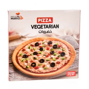 Uncle Mario Frozen Pizza Vegetarian 401Gm