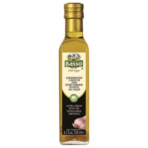 Basso Dressing Extra Virgin Olive Oil With Garlic 250Ml