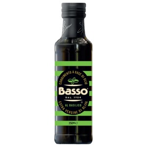 Basso Extra Virgin Olive Oil With Basil 250Ml