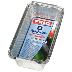 Frio R10 Aluminum Food Containers With Lids 4 Pieces
