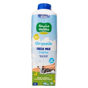Meliha Organic Fresh Milk Tetra Top 1 Liter