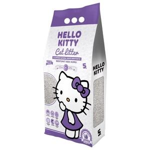 Hello Kitty Cat Litter Bentonite Lavender 5L