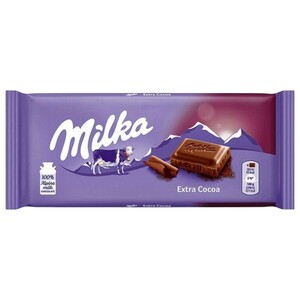 Milka Chocolate Tablet Extra Cocoa 90G