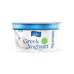 Al Rawabi Plain Greek Yoghurt 180 Gr
