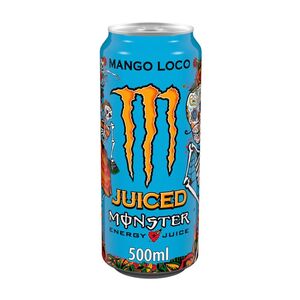 Monster Energy Mango Loco Carbonated Energy Drink, 500 Ml