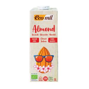 Organic Larder Ecomil Sugar Free Almond Milk, 1 L