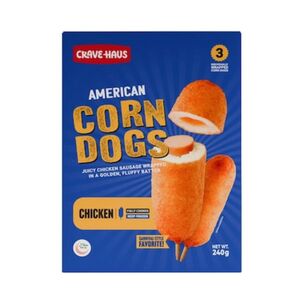 Cravehaus American Corn Dogs With Chicken 240 Gr