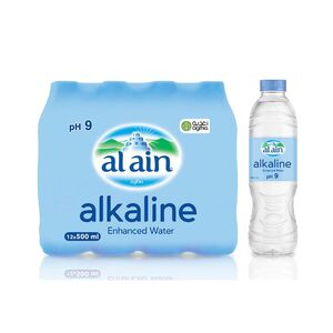 Al Ain Alkaline Bottled Drinking Water 500 Ml Pack Of 12