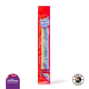 Gummy Candies Strike Sour Belt –Fruit Rainbow 10Gm