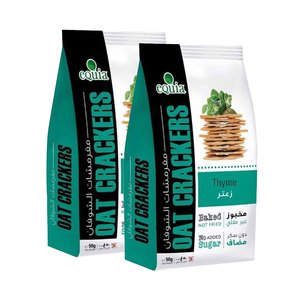 Crackers Oat Thyme 50G X2 -30%P.Off
