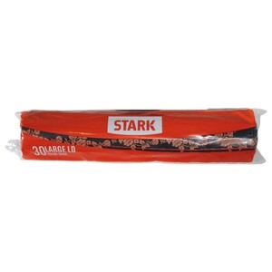 Stark Trash Bags Black Large Ld 30 Pieces