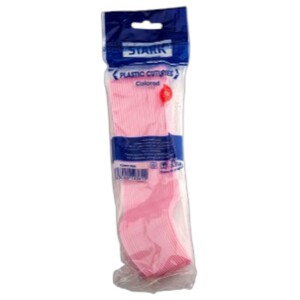 Stark Plastic Forks Pink 24 Pieces
