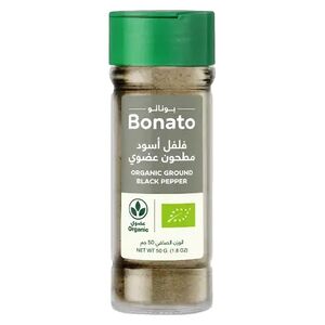 Bonato Organic Ground Black Pepper 50 Gr