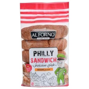 Al Forno Philly Sandwich Sesame 5 Pieces 520G