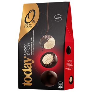 Today Dragee Crispy Dark Chocolate With Crisps 60G