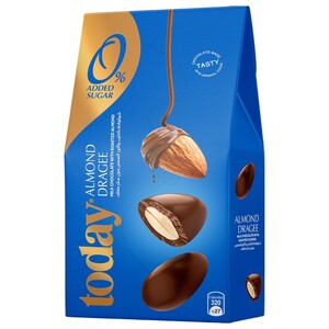 Today Dragee Almond Milk Chocolate With Roasted Almond 60G