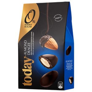 Today Dragee Almond Dark Chocolate With Roasted Almond 60G