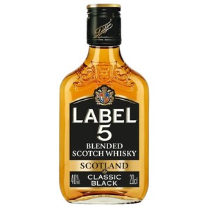 Label 5 Blended Scotch Whisky Classic Black 20Cl