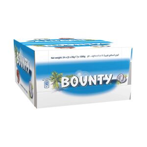 Bounty Milk Chocolate Bar 50 Gr Pack Of 24