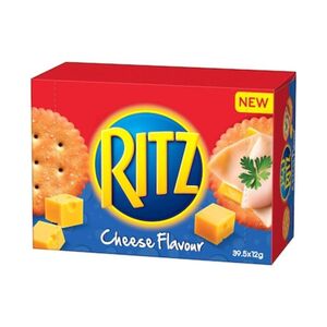 Ritz Salted Biscuit With Cheese 39.5 Gr Pack Of 12