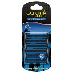 California Scents Newport New Car Stick 6 Pieces