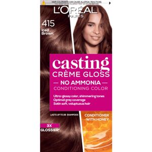 L'oreal Hair Color Casting Creme Gloss 415 Iced Brown