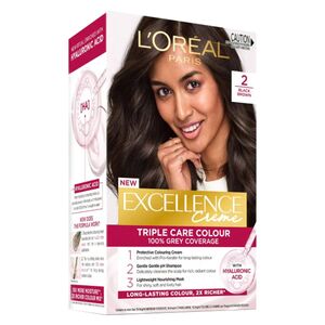 L'oreal Paris Excellence Hair Color 2.0 Black Brown