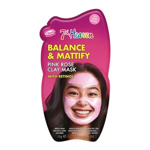7Th Heaven Balance & Matify Pink Rose Clay Mask 15 Gr