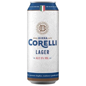 Corelli Lager Beer 5% 50Cl