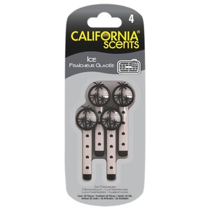 California Scents Car Air Freshener Ice Stick 4 Pieces